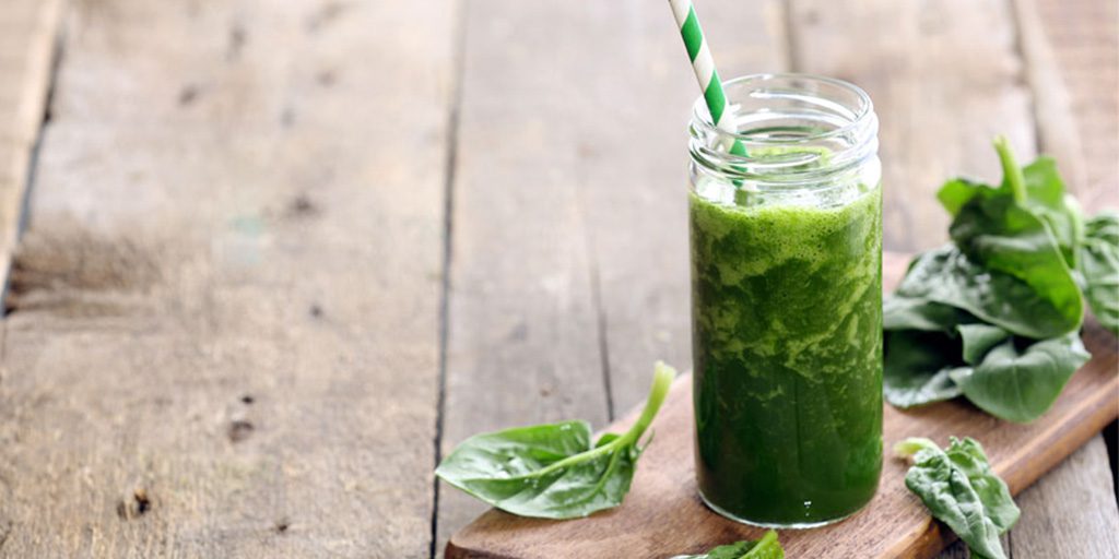 Image of fresh spirulina detox juice