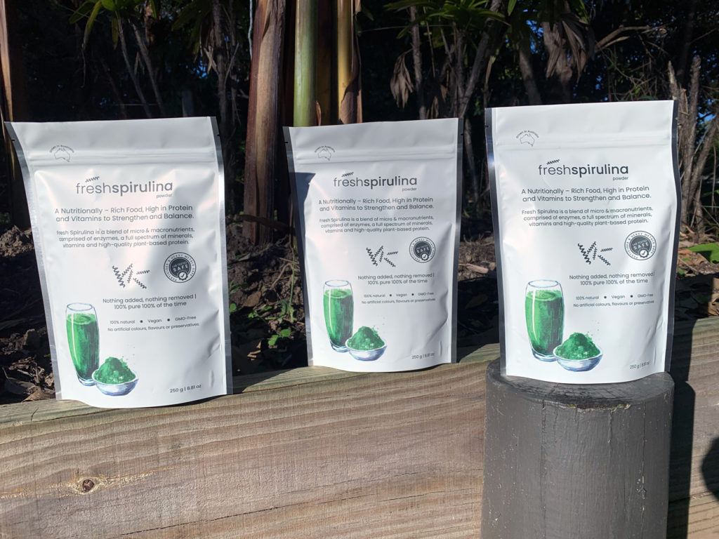 250g Spirulina powder pack group image