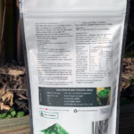 250g Spirulina powder pack back side image