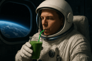 Why does NASA recommend spirulina