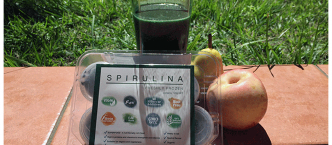 Apple, pear & fresh spirulina