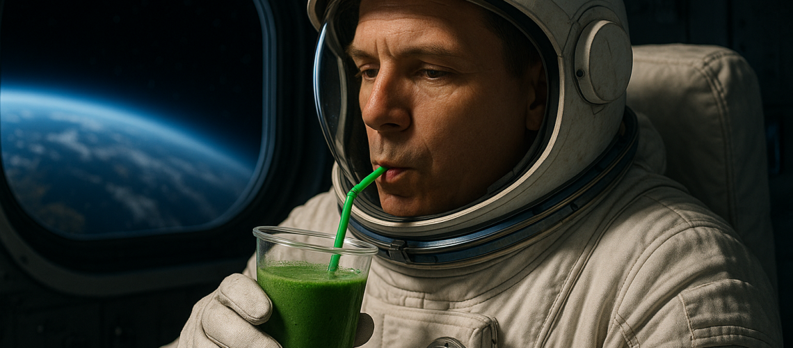 Why does NASA recommend spirulina